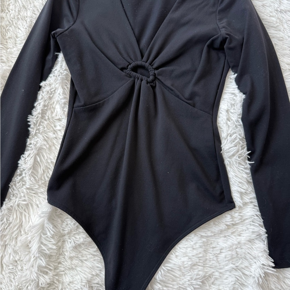 Abercrombie & Fitch Deep V Neck Bodysuit